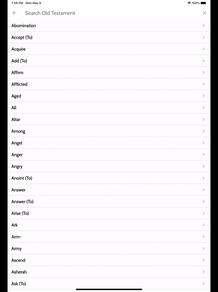 Vines Exhaustive Dictionary