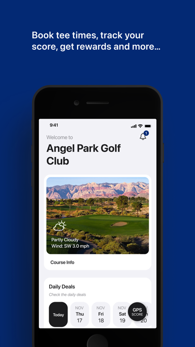 Angel Park Golf Club Tee Times Screenshot