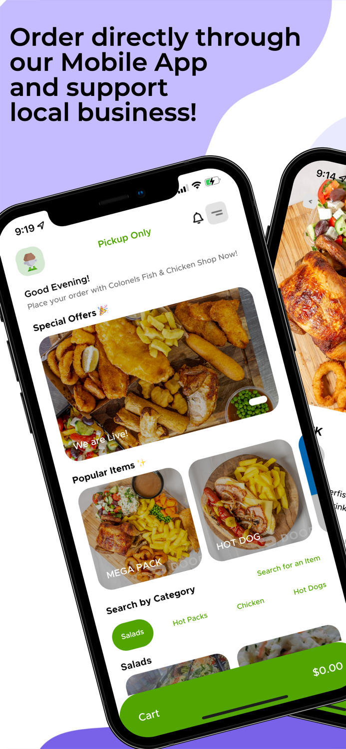 Colonels Chicken and Fish