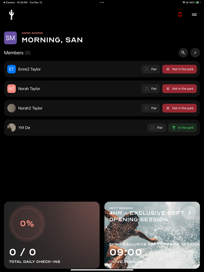 #10. Palm Springs Surf Club Admin (iOS) 由: Crowdpass