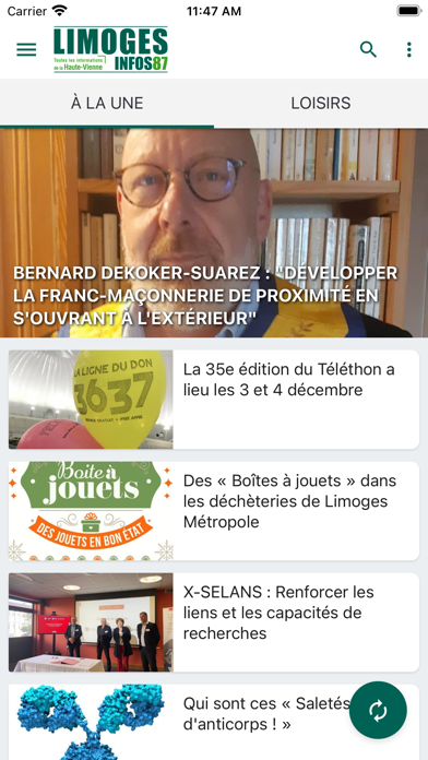 Limoges Infos 87 Screenshot