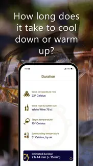 wine temperatures iphone screenshot 4