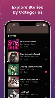 erotica : erotic audio stories iphone screenshot 2