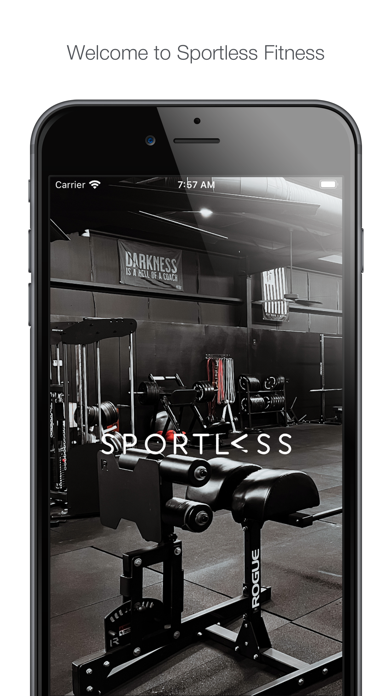 Sportless Fitness Screenshot
