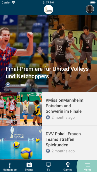 DVV Pokal Screenshot