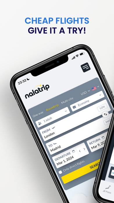 Nalatrip - Cheap flights Screenshot