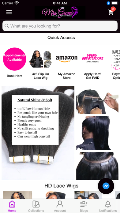 Mrs Gwen Hair & Accessories Screenshot
