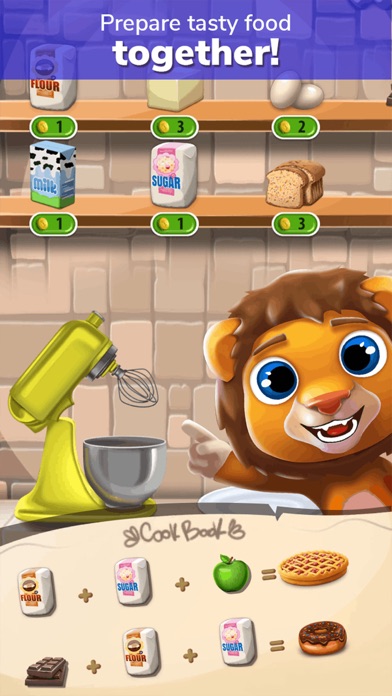 Talking Lion Virtual Pet Games Screenshot