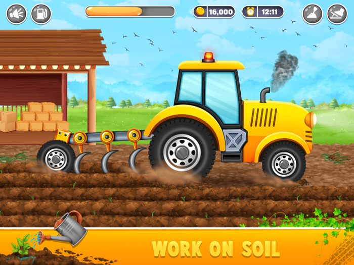 Farm Harvest Truck Games