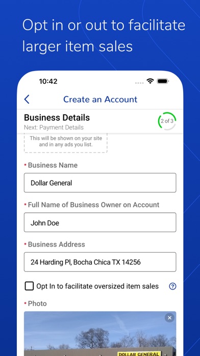 App screenshot