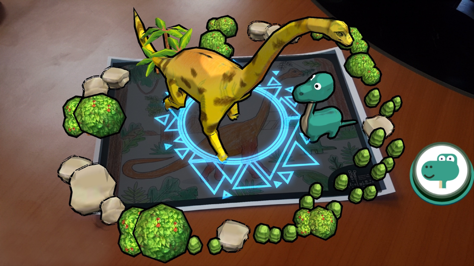 #2. 경기북부어린이박물관(색칠놀이로 만나는 공룡존) (iOS) 来自: (주)컬러팝업