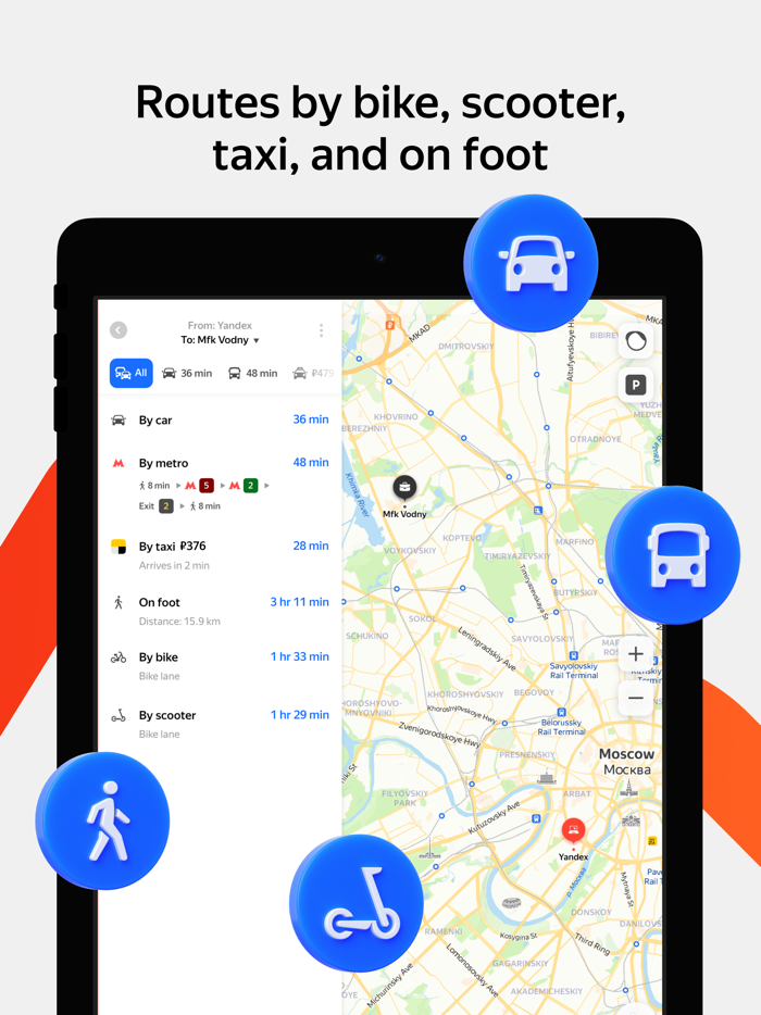 Yandex Maps and Navigator