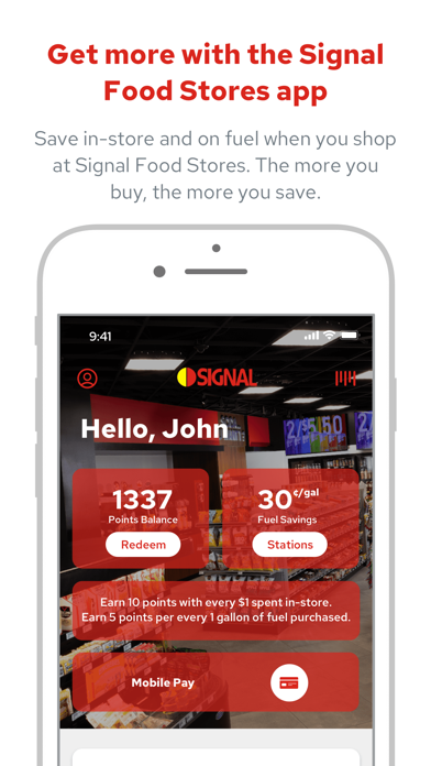 Signal Go Rewards Screenshot