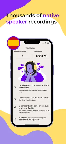 Game screenshot ListenUp Spanish apk