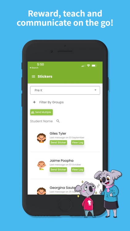 EZ Stickerbook Teacher App