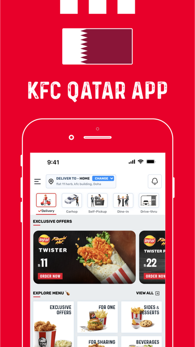 Screenshot #1 pour KFC Qatar