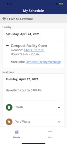 Lawrence Waste & Recycling screenshot #3 for iPhone