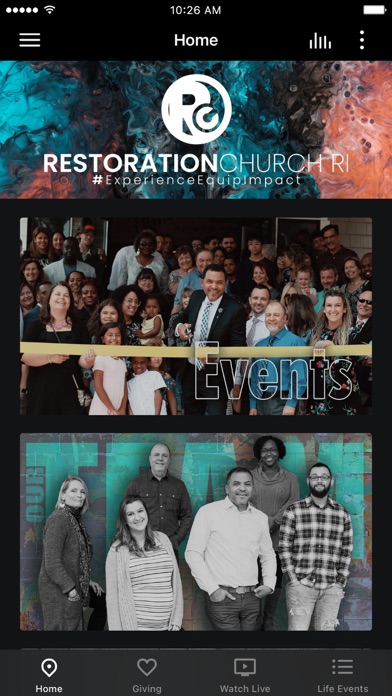 Restoration Church RI Screenshot