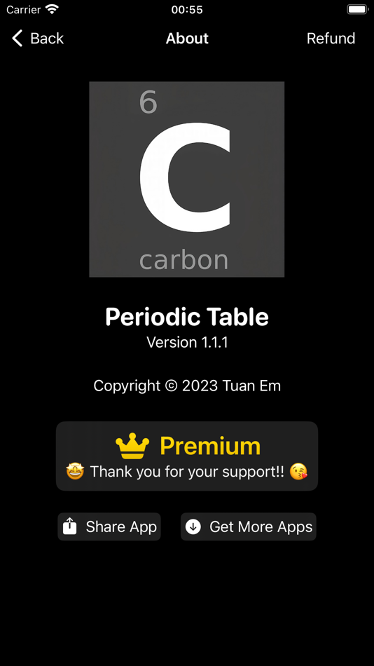 #6. Periodic Table Ultra (iOS) 来自: Nguyen Tuan Anh