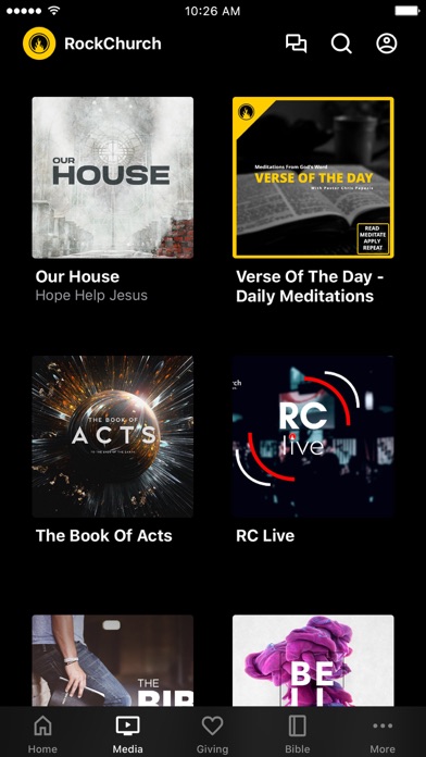 RockChurch App Screenshot