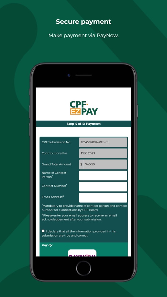 #5. CPF EZPay Mobile (iOS) 由: Central Provident Fund Board