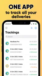 package tracker app – parcel iphone screenshot 1