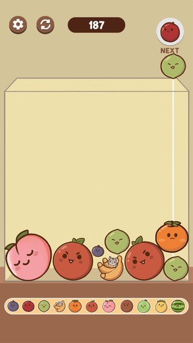Watermelon Game: Kawaii Fruit Screenshot