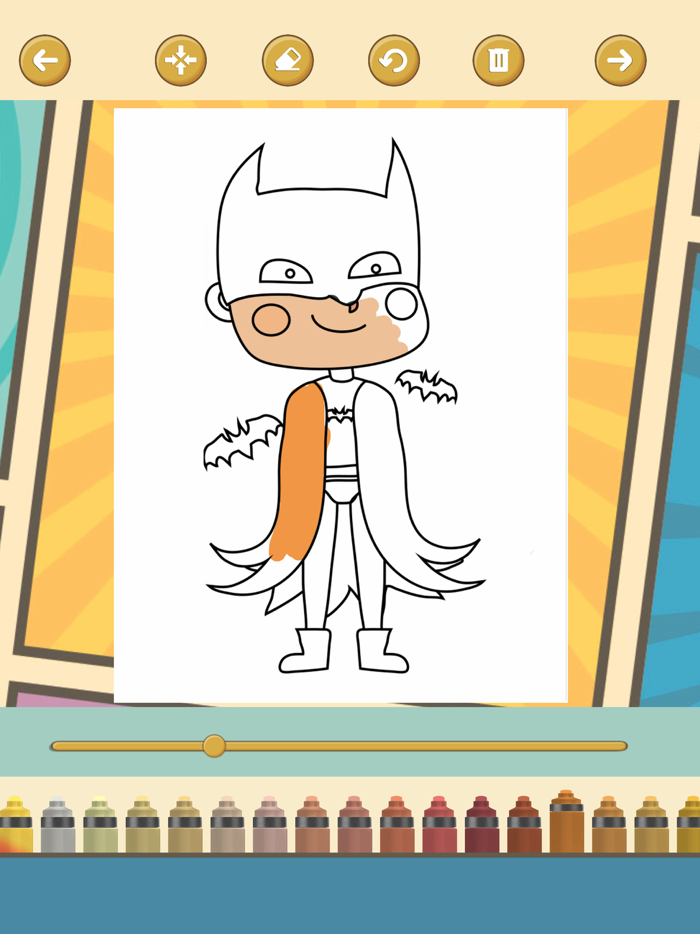 Superheroes Pages for Coloring