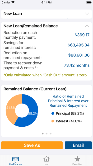 Screenshot #3 pour Refinance Home Loan Calculator
