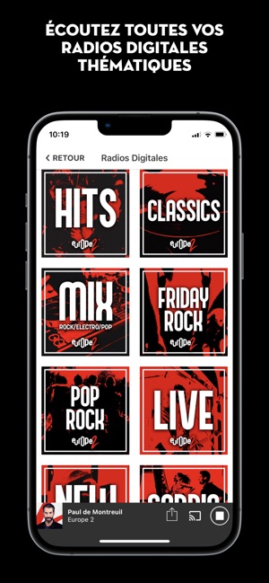 Europe 2 dans l'App Store