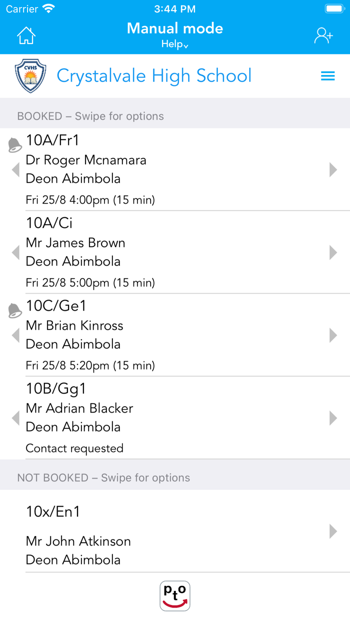 PTO - Parent Teacher Online