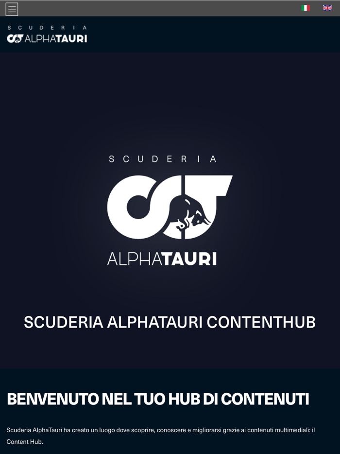 ContentHub Scuderia AlphaTauri