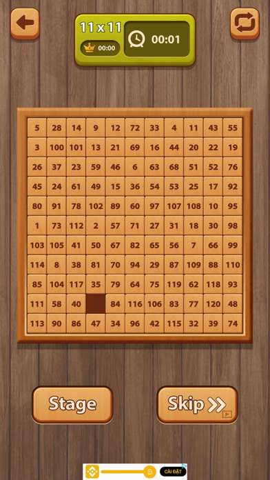 Number Wood Jigsaw Screenshot
