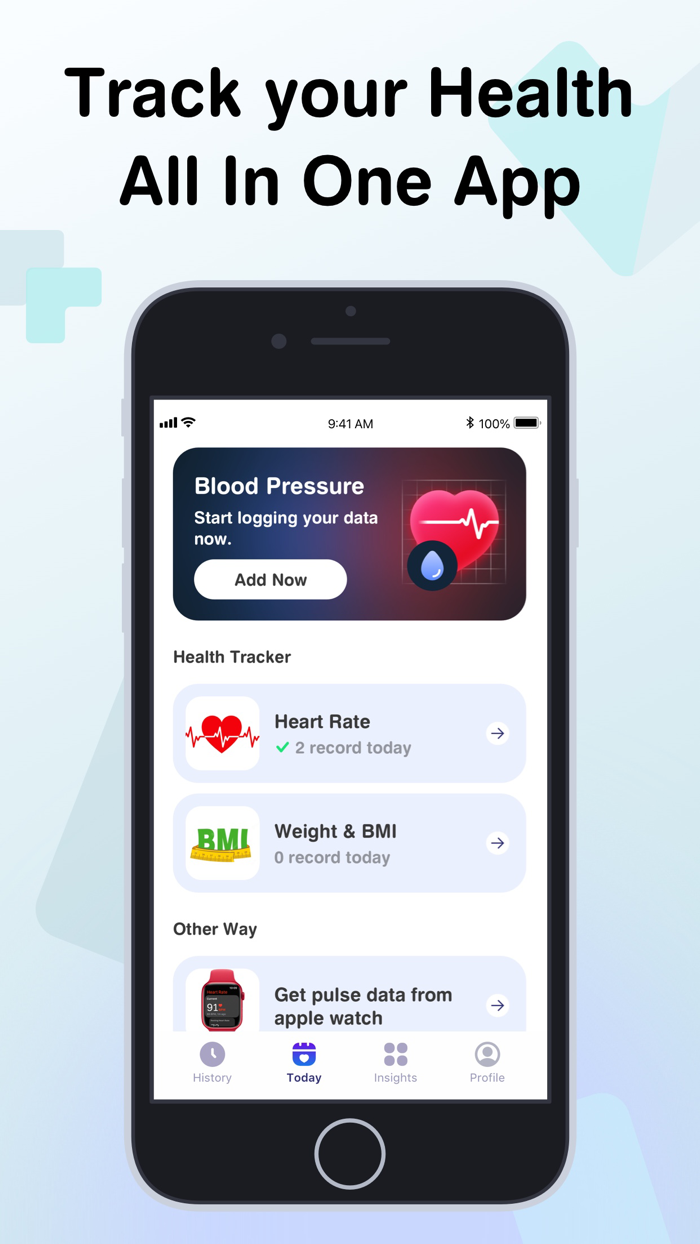 BP Health Blood Pressure Log