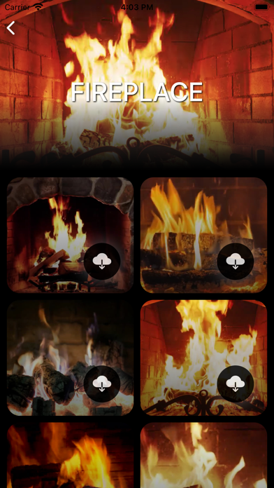 Cozy Christmas Fireplace. Screenshot