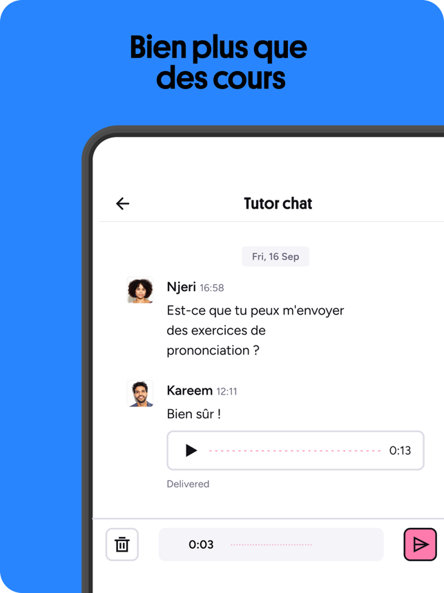 ‎Preply : Apprendre des langues Capture d'écran