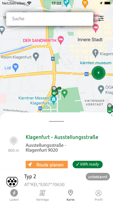 Kelag-Mobility-App Screenshot