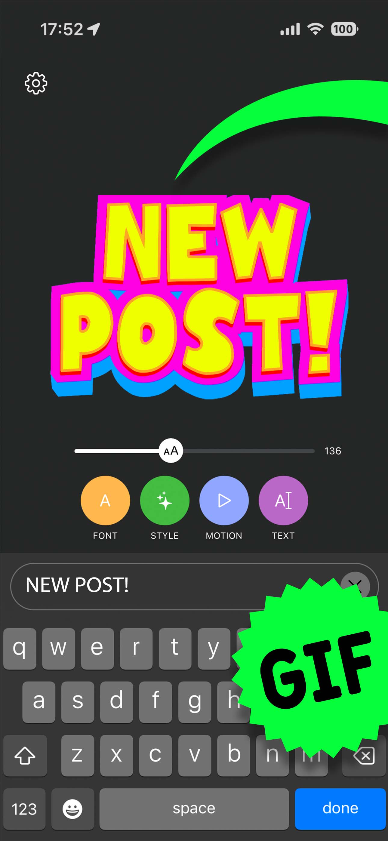 STIX - Animated Text Stickers