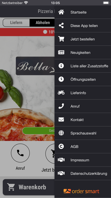 Pizzeria Bella Ciao Screenshot