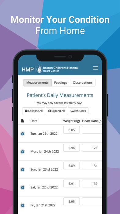 Boston Children's HMP Screenshot
