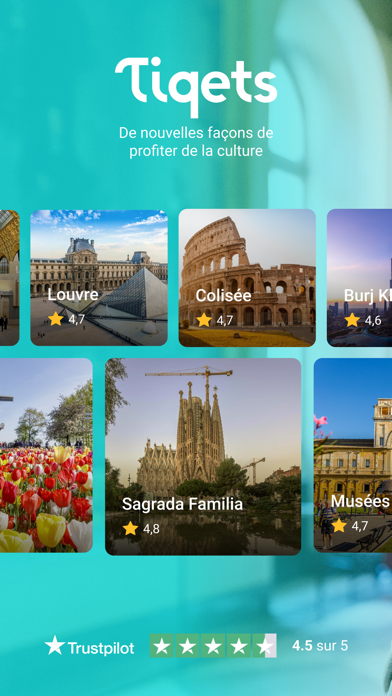 Screenshot #1 pour Tiqets - Musées & Attractions