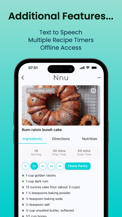 Nnu: Meal Planner & Recipes Screenshot