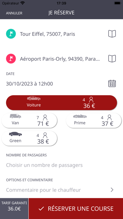 TAXI AZR VTC BORDEAUX Screenshot 3 - AppWisp.com TAXI AZR VTC BORDEAUX Screenshot 3 - AppWisp.com