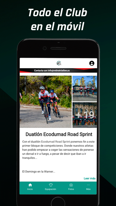 Retiro Triatlón Screenshot