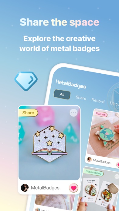 MetalBadges-Your Creative Hub Screenshot