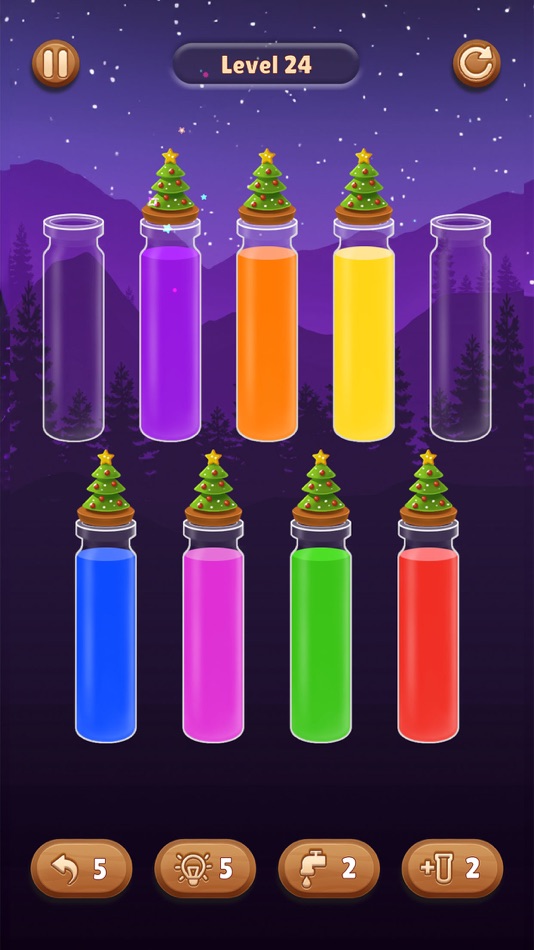 #10. Color Water Sort Wooden Puzzle (iOS) 由: Kim Chinh Nguyen Thi