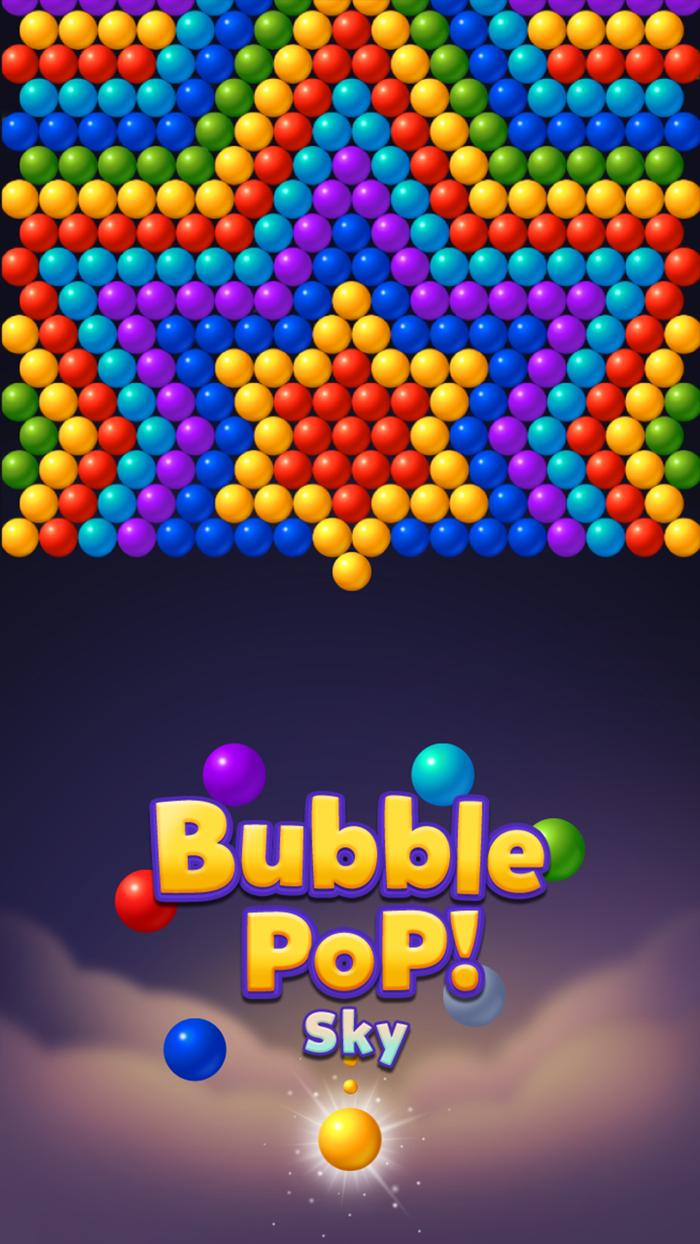 Bubble Pop Sky Puzzle Games