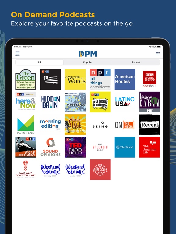Delaware Public Media iPad screenshot 5 - News app