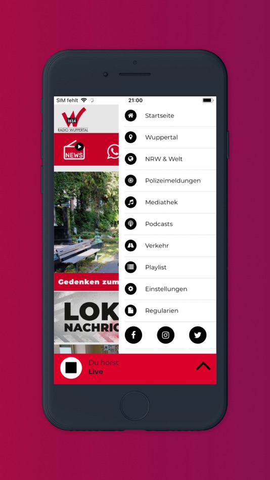 #3. Radio Wuppertal (iOS) 由: PFD Pressefunk GmbH
