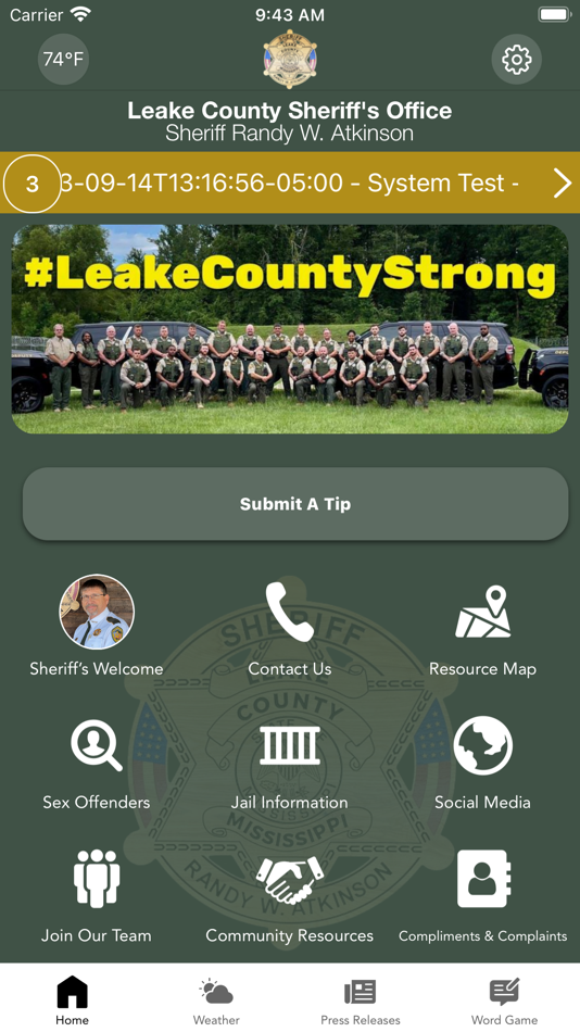 #1. Leake County Sheriff MS (iOS) Podle: Leake County Sheriff's Office (MS)